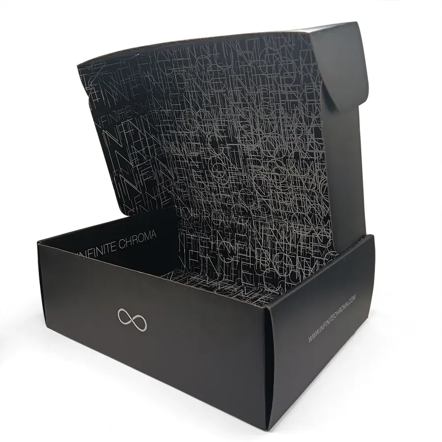 Black Corrugated Shipping Boxes for E-commerce