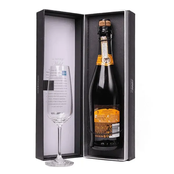 Wine Gift Box With Ribbon Pull for Premium Bottles