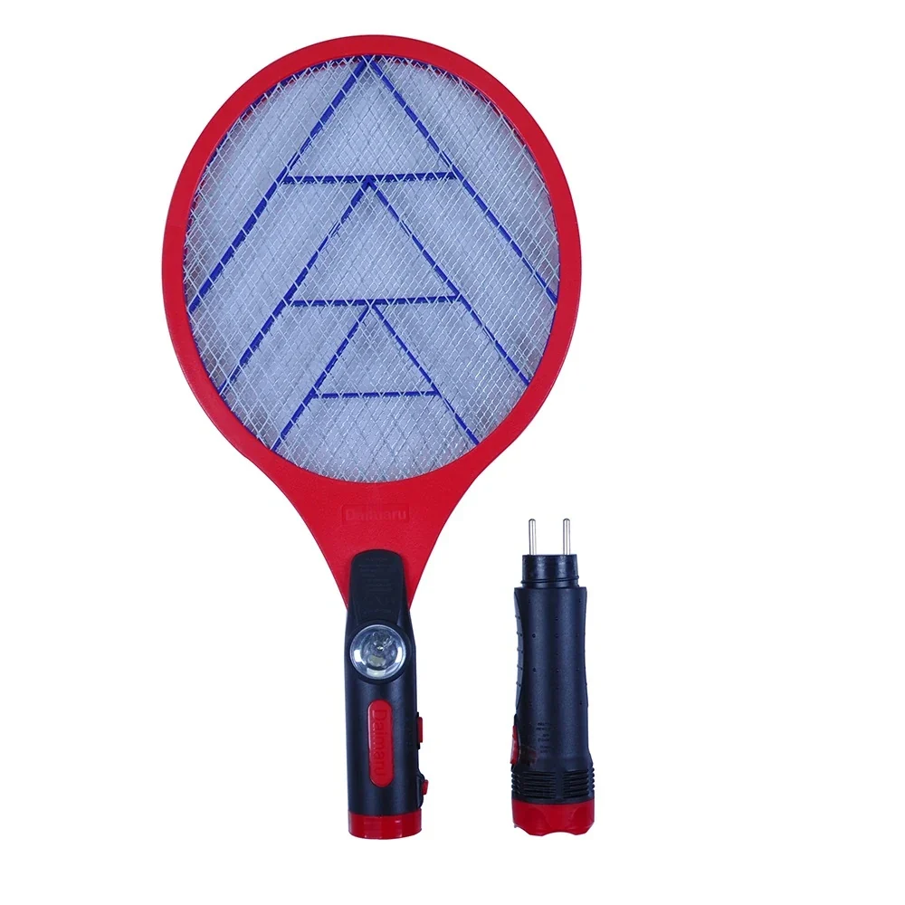 AC Rechargeable Mosquito Racket with Torch & Nightlight