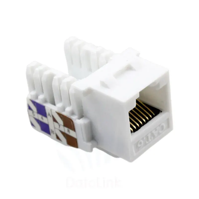 UTP,90 Degree Cat5e Keystone Jack