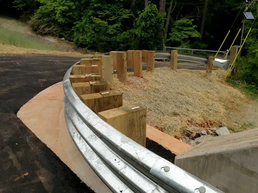 Curved (Radius) Guardrail