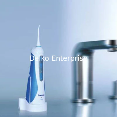 Portable water dental flosser