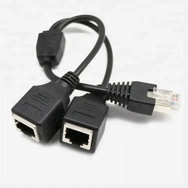 Cat5e RJ45 Verlängerungskabelbaum Stecker auf Buchse