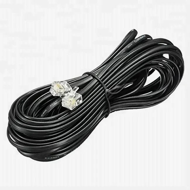 RJ11 6P4C Flat Telephone Cable Assembly