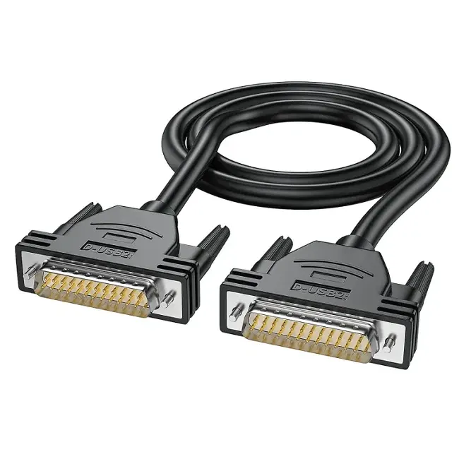 DB25 Serielles RS232-Kabel Stecker/Stecker, 10 Fuß