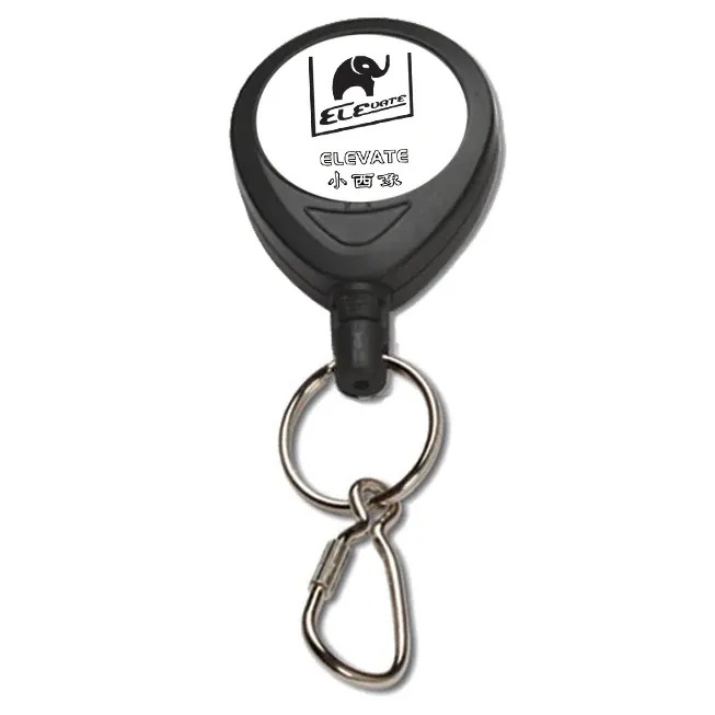 Retractable Key Reel 60 mm With Metal Hook