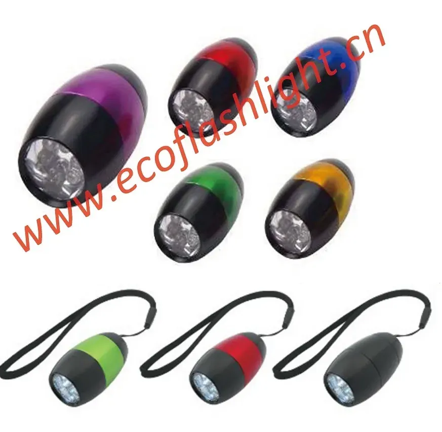 Taschenlampe in Eiform