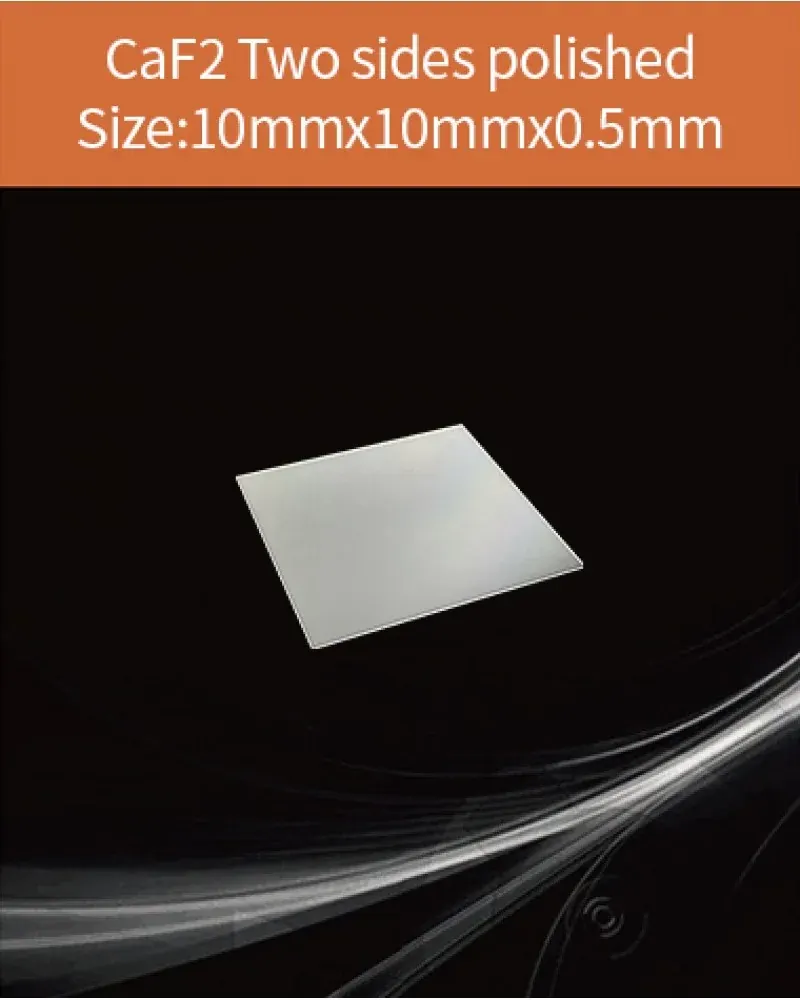 CaF2(Eu) / BaF2 10x10x0.5mm 양면 연마