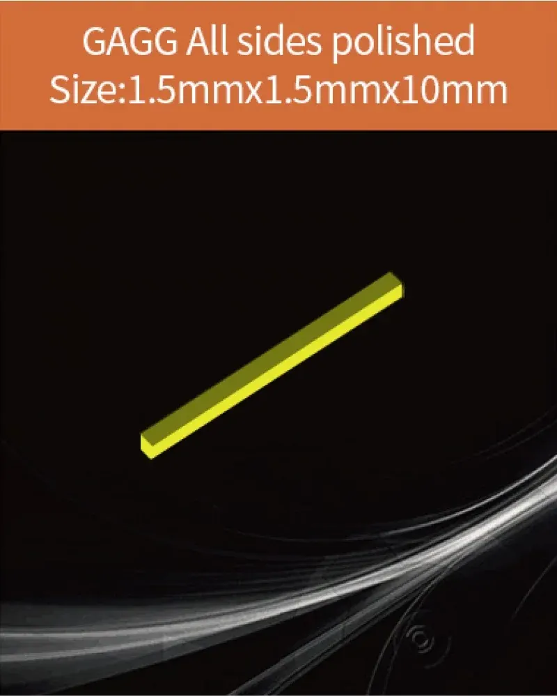 GAGG(Ce) 섬광체 1.5x1.5x10mm