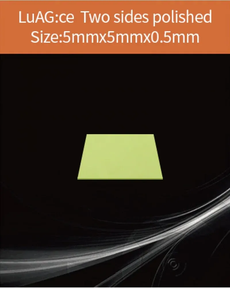 LuAG(Ce) scintillator 5x5x0.5mm
