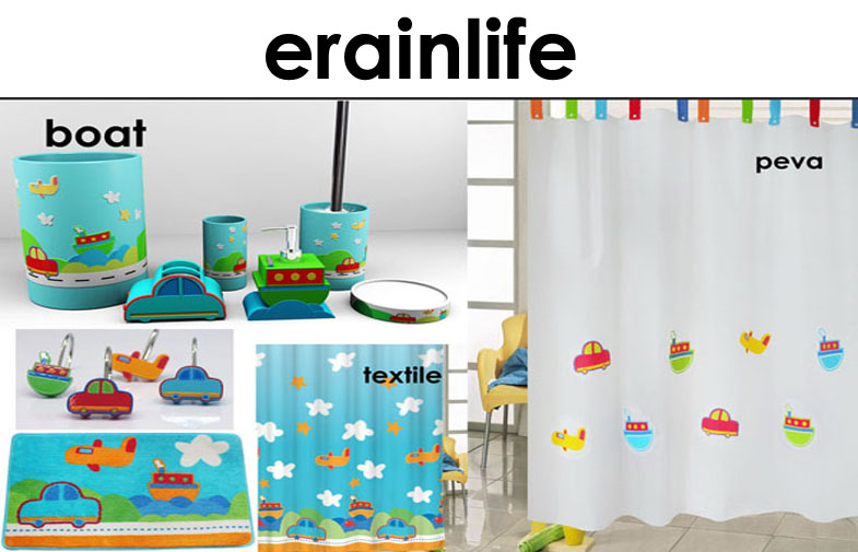 Coleção de cortinas de banho Boat