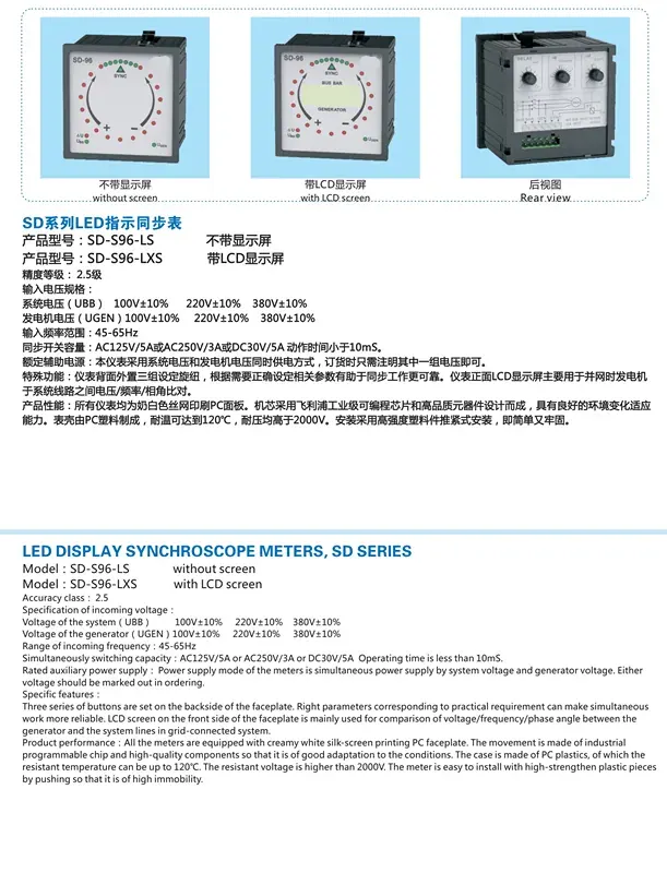 Synchroscope Meter