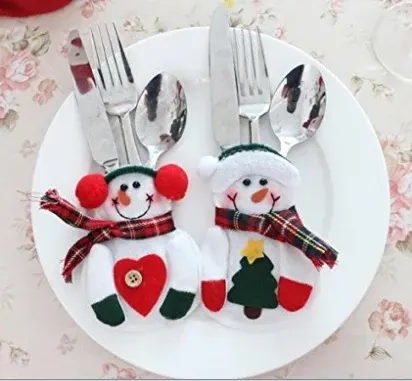 Snowman Cutlery Holder