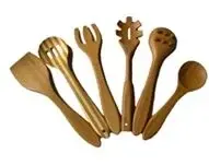 Bamboo Utensil Set 6 Piece
