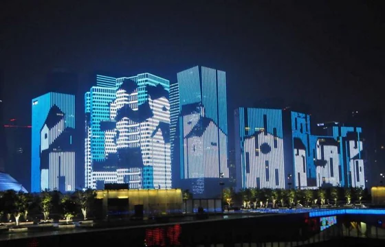 The Use and Value of Media Architecture in Night Lighting illustration