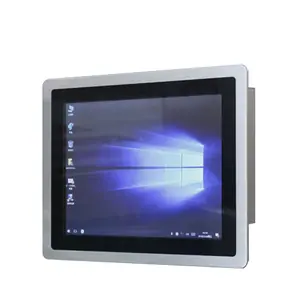 PC con panel de pantalla táctil industrial verdaderamente plana de 15 pulgadas