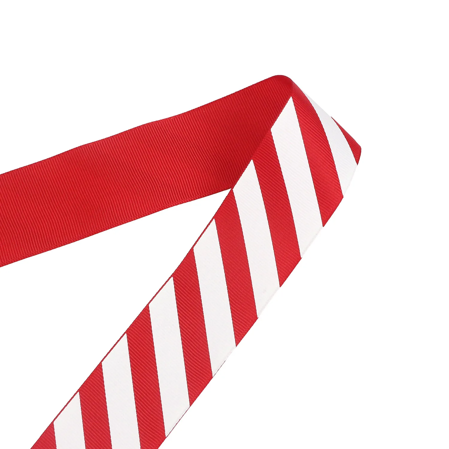 2020 Christmas Ribbon Simple Printing Production Logo Festive Decoration supplied by BY Boyuan