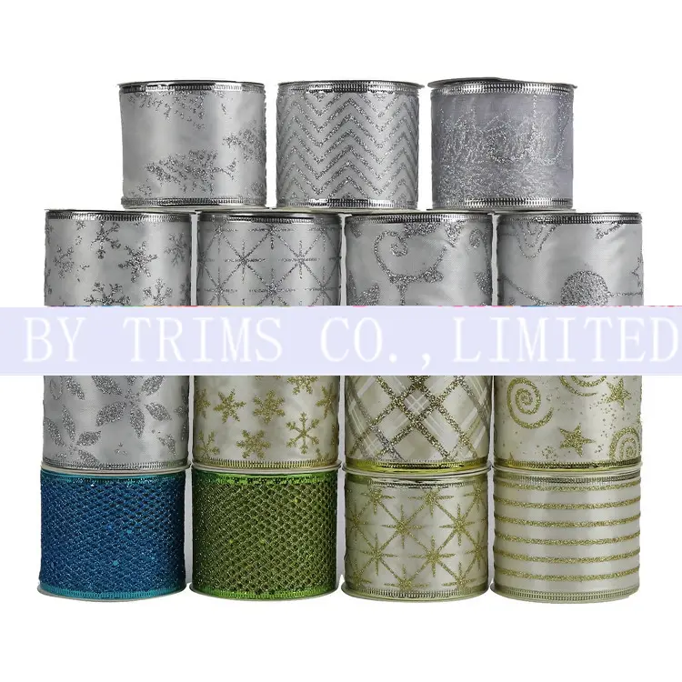 6.3cm Kaoke Wire Edge Ribbon Bow Clothing Accessories Wedding supplied by BY Boyuan