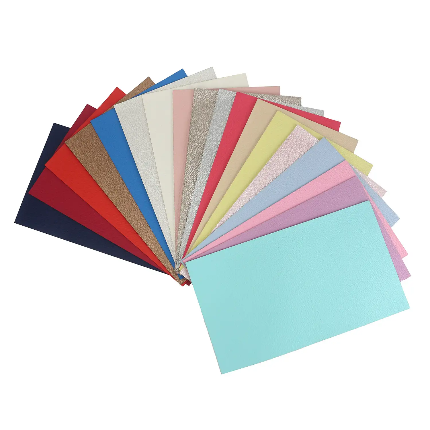 PU Cloth Leather Litchi Pattern Earrings Material Self-adhesive Fabric supplied by BY Boyuan
