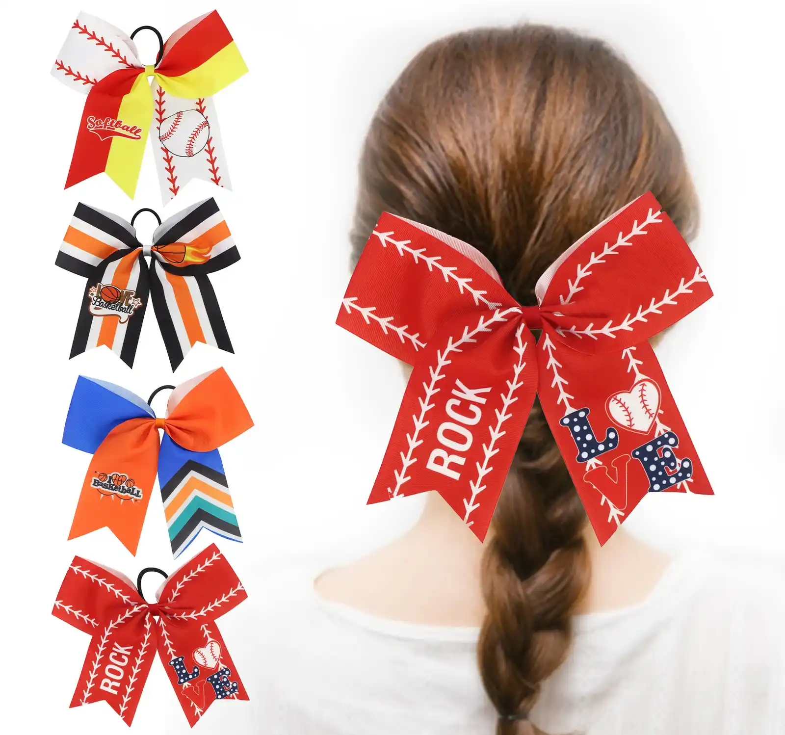 Foreign Trade of Cheerleaders Head Flower Hair Accessories Cheerleader supplied by BY Boyuan