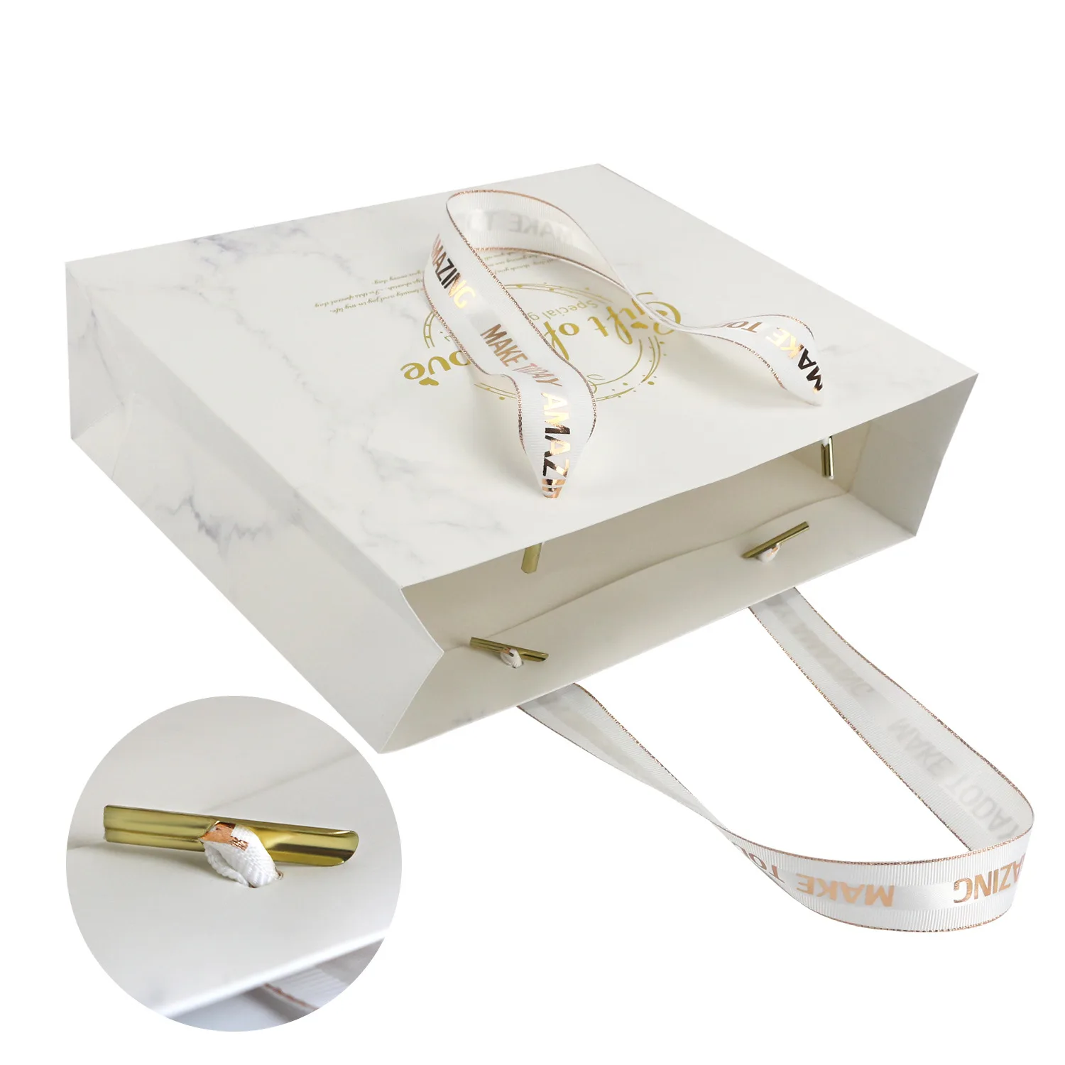 Custom Hand Rope Gift Packaging Color Tote Bag Personality supplied by BY Boyuan
