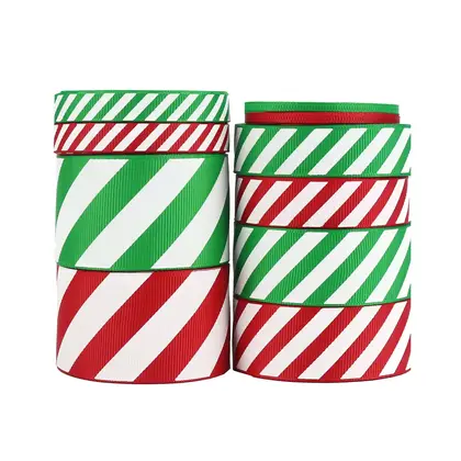 2020 Christmas Ribbon Simple Printing Production Logo Festive Decoration detail view 3
