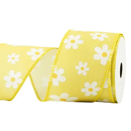 63mm Wide Iron Wire Edge Koke with Small Daisy detail view 3