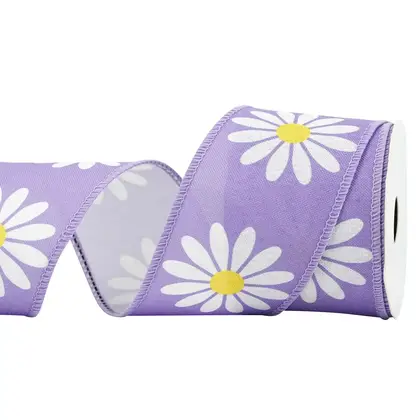63mm Wide Iron Wire Edge Koke with Small Daisy detail view 2