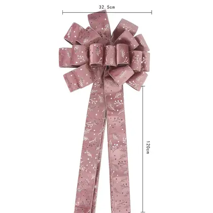 Bow Big Flower Wire Edge Cooke Belt Scene Decoration detail view 2