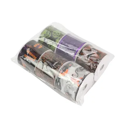 Halloween Ribbon Combination Set Gift Wrapping Coke with Wire detail view 3