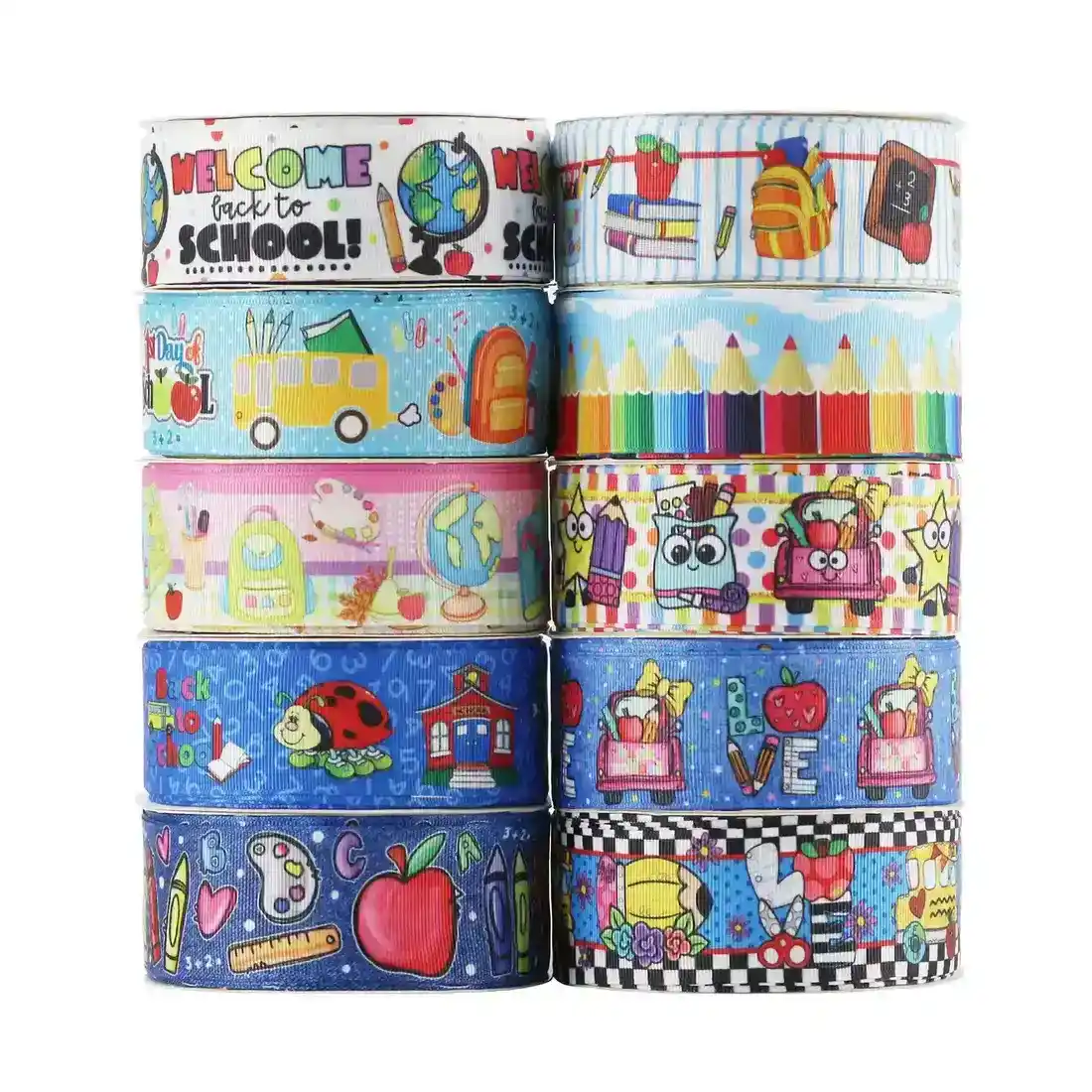 Thread Printing Ribbon for School Season Back to 3.8cm supplied by BY Boyuan