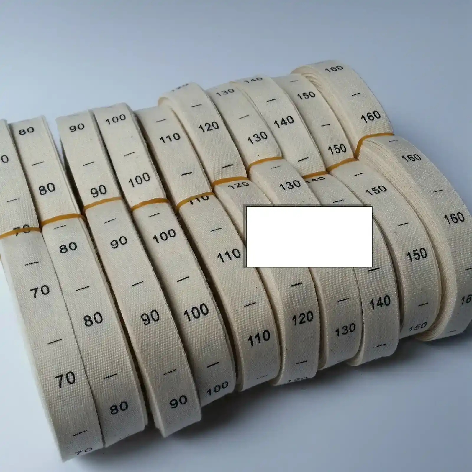 Silk-screen Cotton Code Label Cloth Size Digital Tape Children's supplied by BY Boyuan