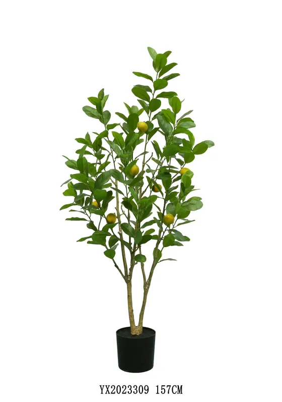 220 Leaves 8 Fruits Lemon Tree KD 157 cm artificial tree
