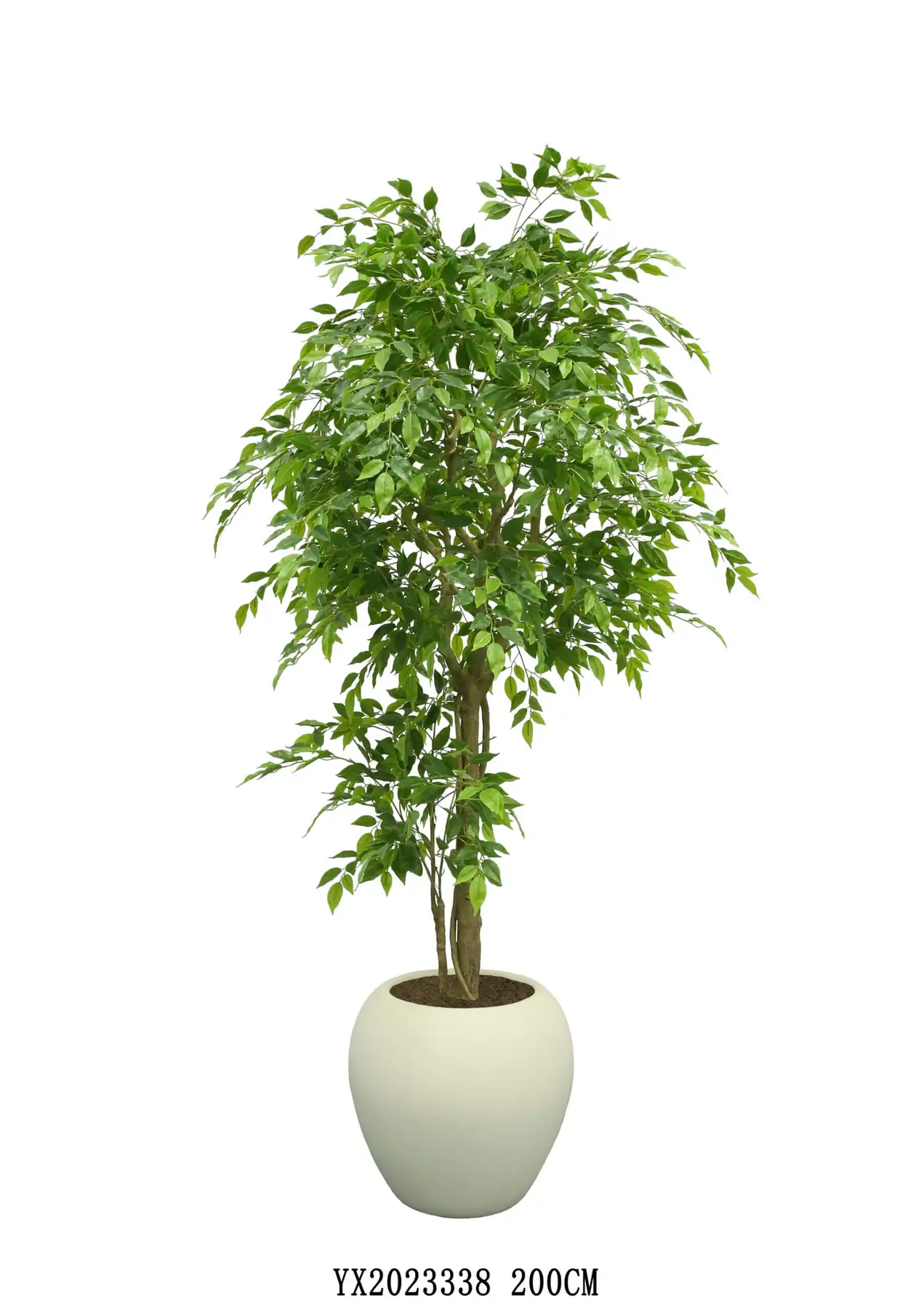 2080 Leaves Mini Leaf Ficus KD 200 cm artificial tree made by MG TREE