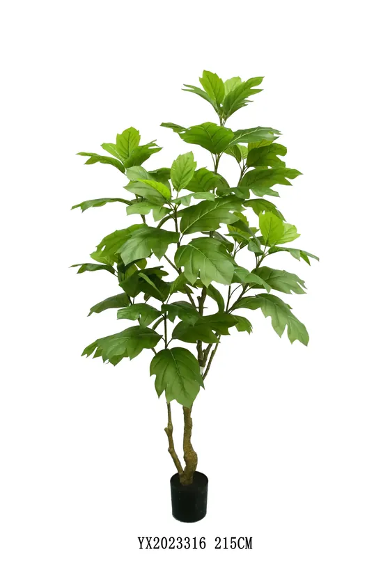76 Leaves Bread Tree KD 215 cm artificial tree