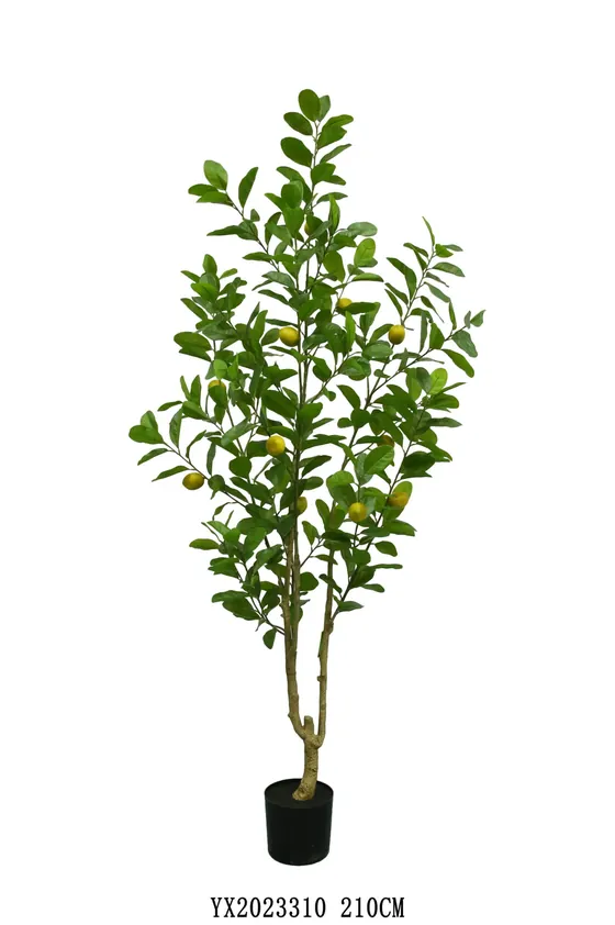 343 Hojas 11 Frutas Limonero KD YX2023311 árbol artificial