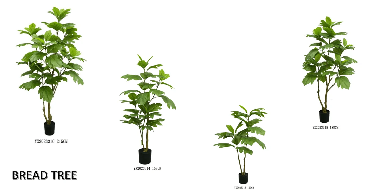 Bread Tree artificial tree size range