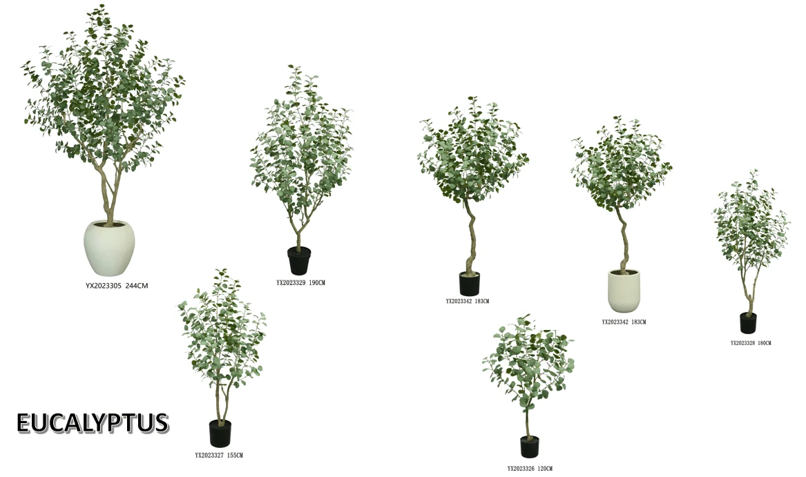 Eucalyptus artificial tree size range