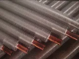 Spanngewickeltes Rippenrohr vom Typ L mit Aluminiumrippe auf einem Stahlgrundrohr
