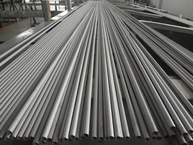 Stainless steel tubes after annealing