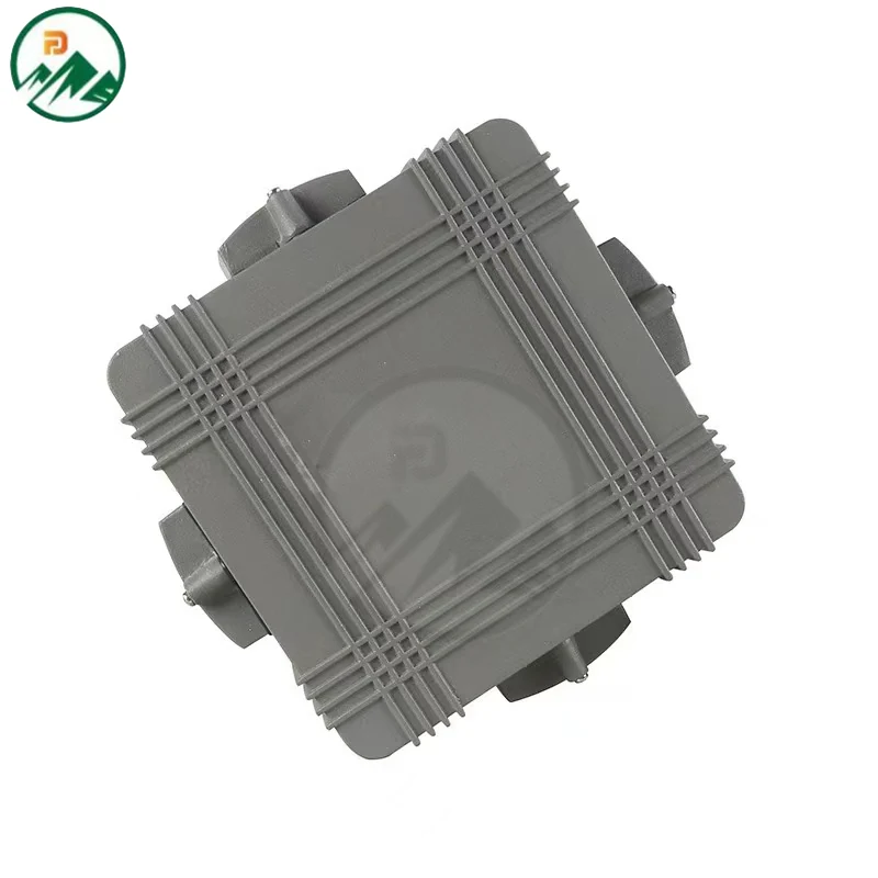 Side view of the wall lamp highlighting the L200*W200*H125mm dimensions and mounting bracket
