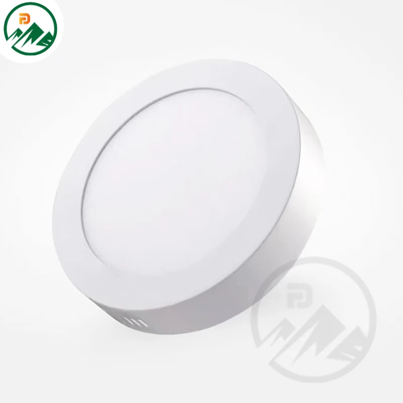Flush-mounted ceiling light installed in a commercial office ceiling