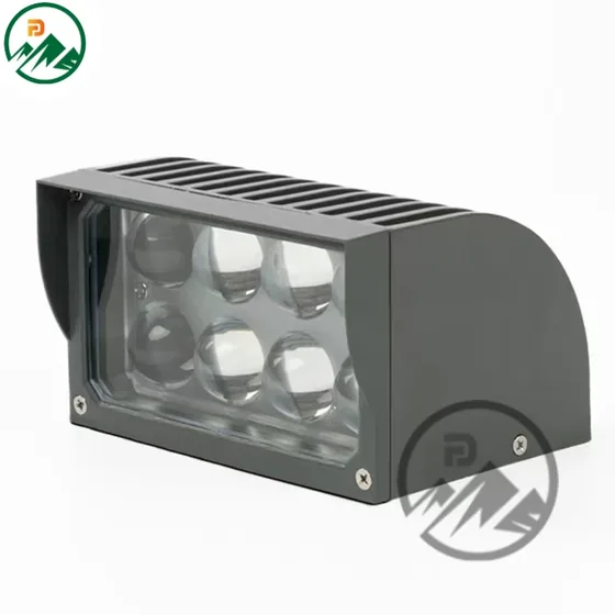 مصباح حائط LED 24 واط مع أنف ثابت وجسم من الألومنيوم، مثبت على الحائط