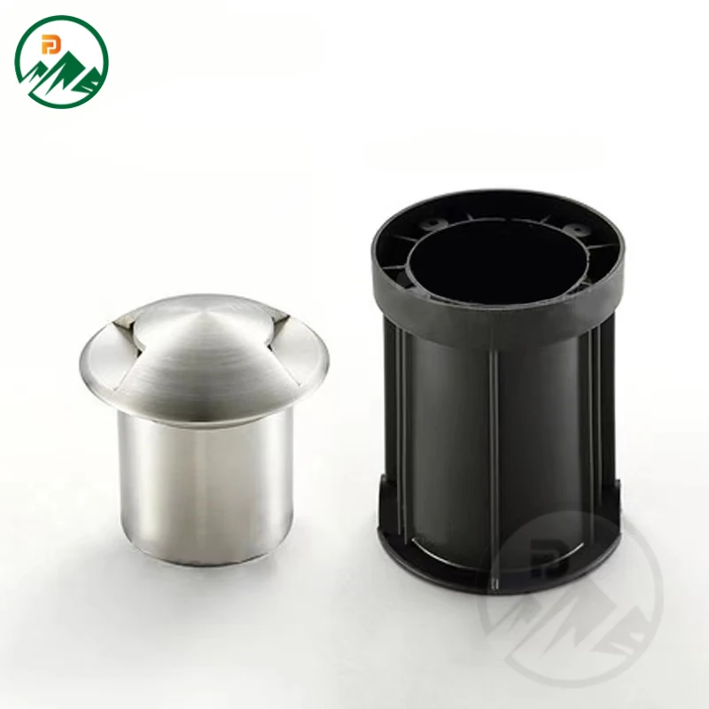 3W stainless steel underground step LED light with flush-mounted stainless steel 304 cover