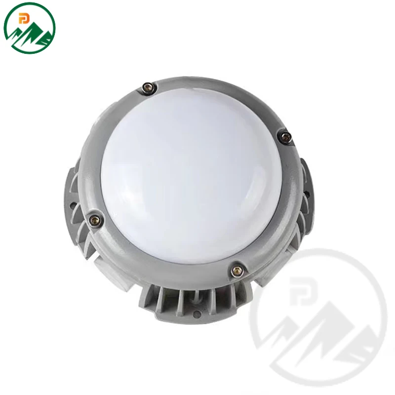 DMX RGB 15W LED point light mounted on a building facade with a clean, modern finish