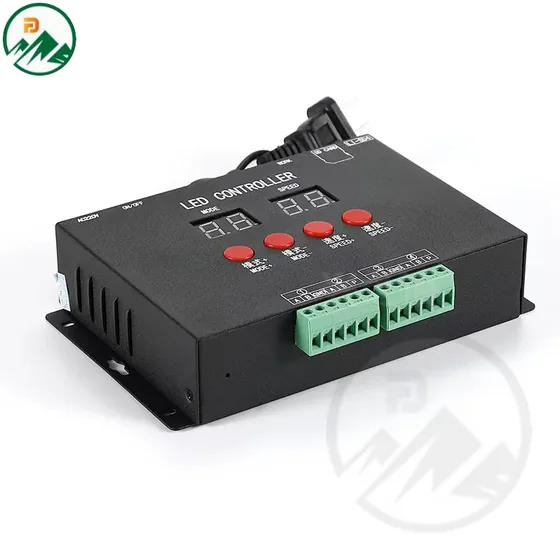 وحدة تحكم DMX512 FD-DMX-C01010 مع اللوحة الأمامية ومنافذ الإدخال/الإخراج DMX
