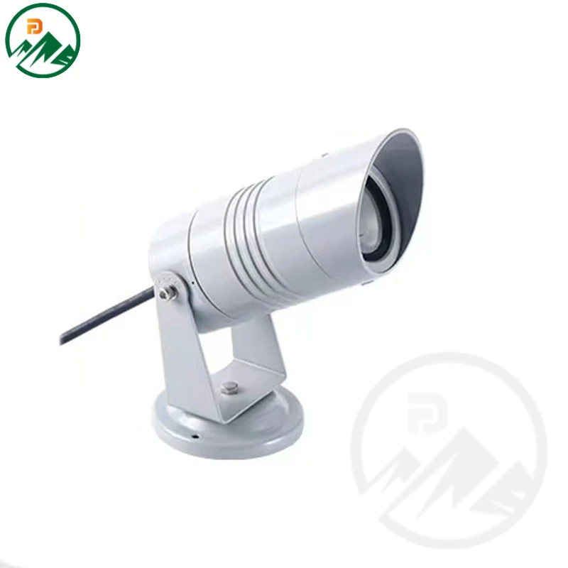 Close-up of the snoot and beam angle control on the FD-PL040R05 spike light
