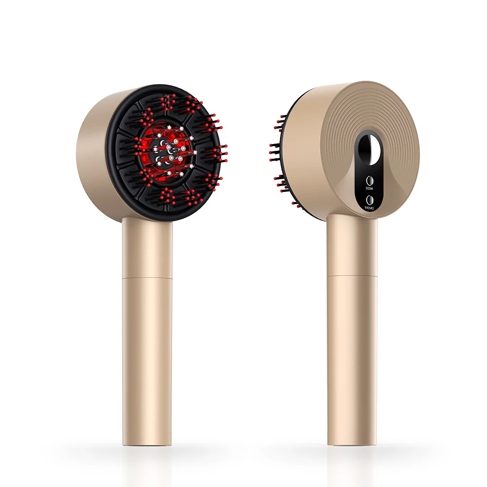 Electric hair care comb with integrated serum roller and heating function