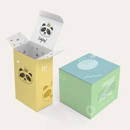 Custom Colorful Cardboard Gift Box for Cosmetics 3 detail view