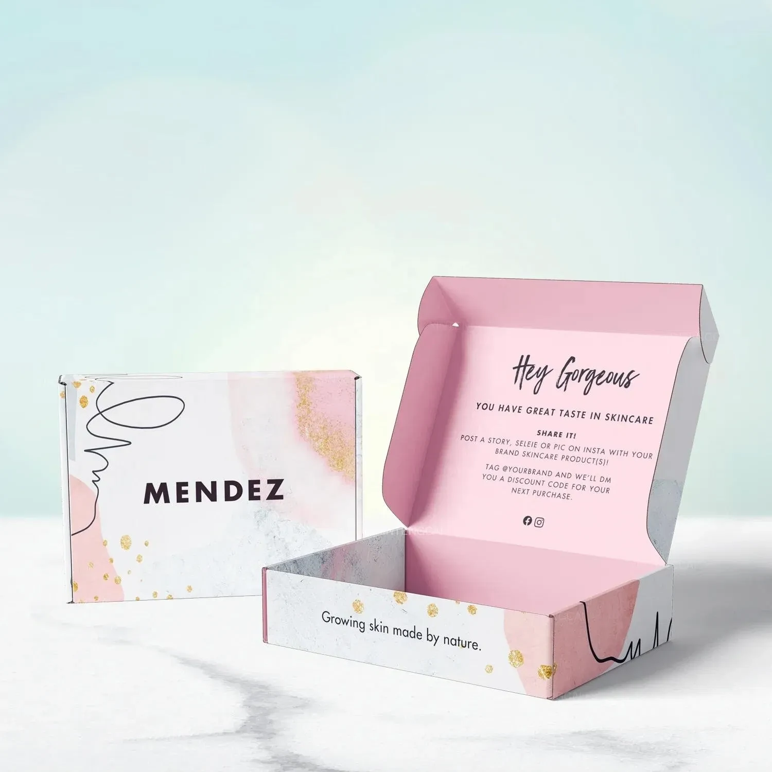 Custom Corrugated Paper Boxes for Apparel Packaging 3 detail view